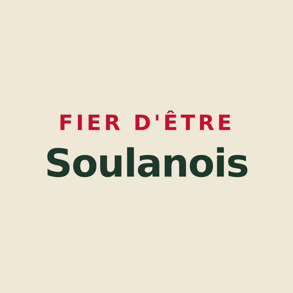 Tote bag « Fier d'être Soulanois » — design pour Soula