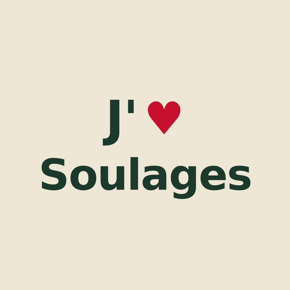 Tote bag personnalisé Soulages — design J'aime Soulages