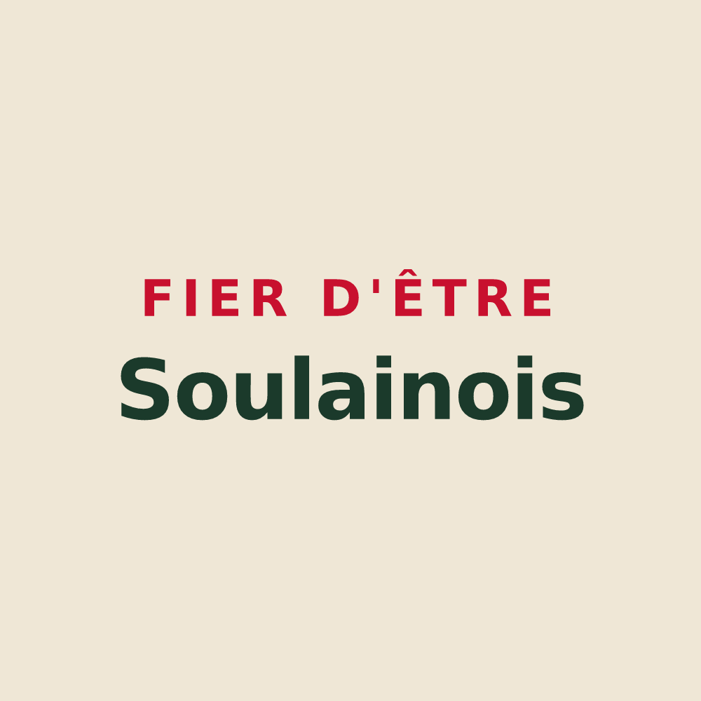 Tote bag « Fier d'être Soulainois » — design pour Soulaines-sur-Aubance