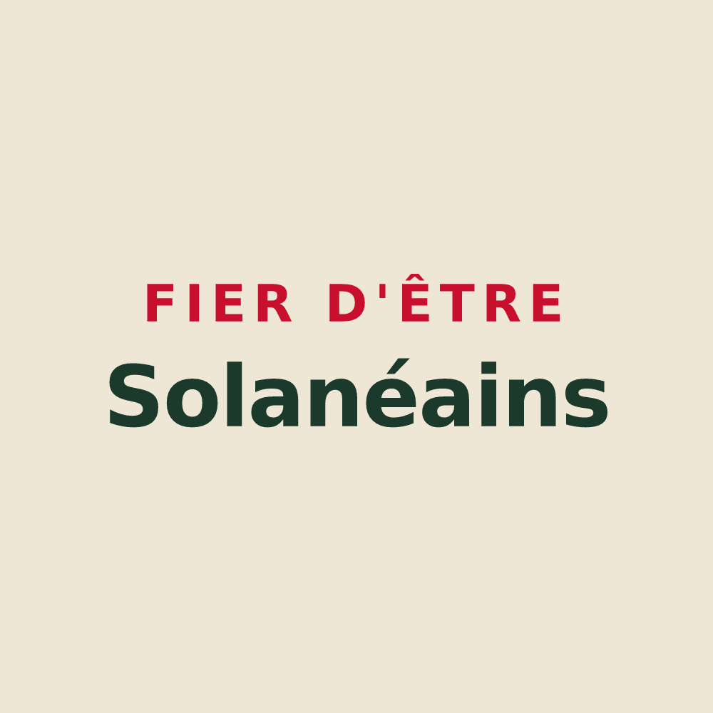 Tote bag « Fier d'être Solanéains » — design pour Soulangy