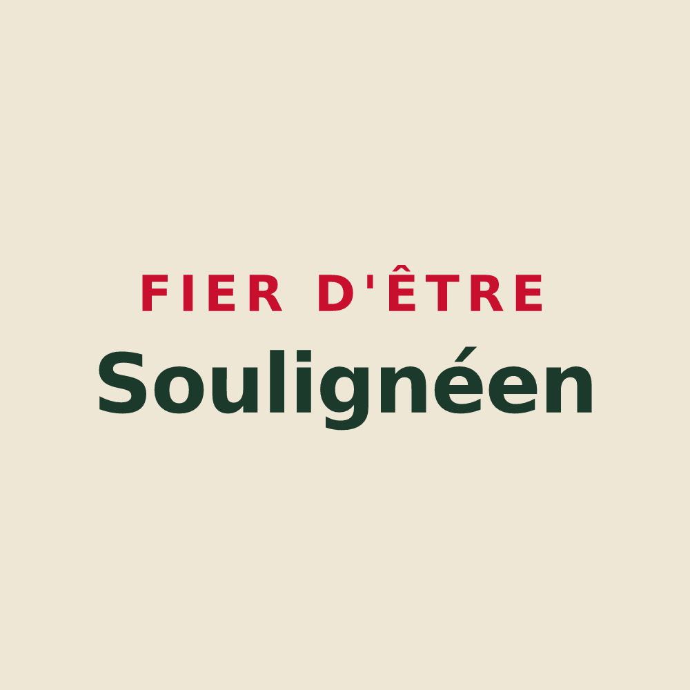 Tote bag « Fier d'être Soulignéen » — design pour Souligné-sous-Ballon