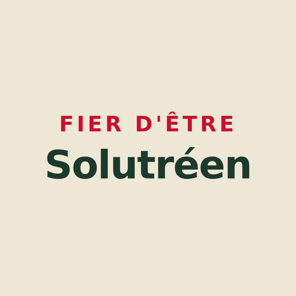 Tote bag « Fier d'être Solutréen » — design pour Soulitré