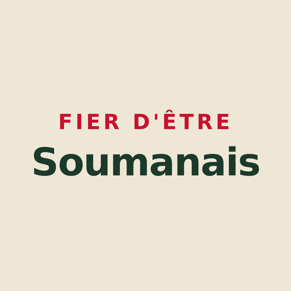 Tote bag « Fier d'être Soumanais » — design pour Soumans