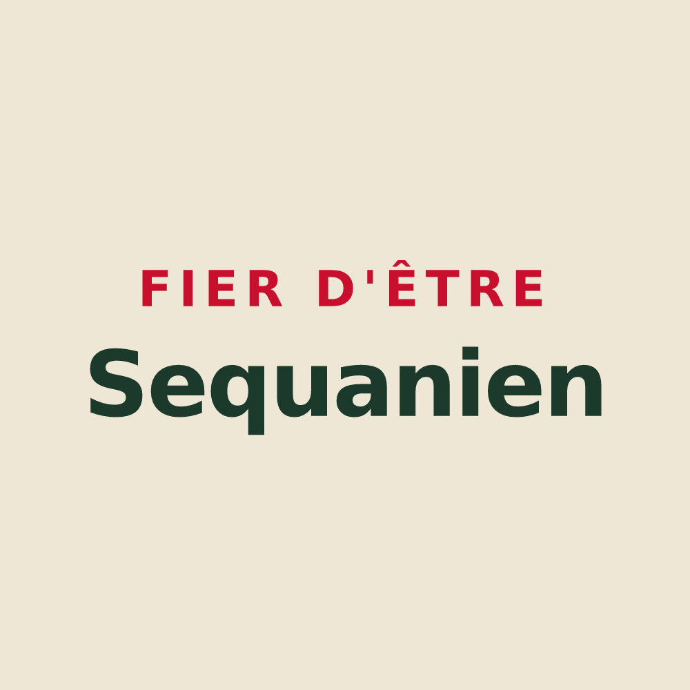 Tote bag « Fier d'être Sequanien » — design pour Source-Seine