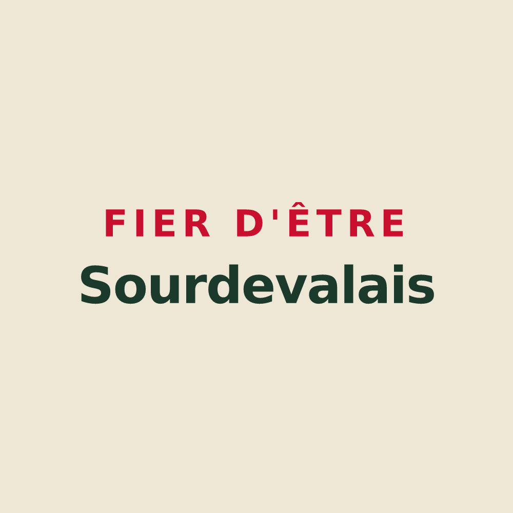 Tote bag « Fier d'être Sourdevalais » — design pour Sourdeval