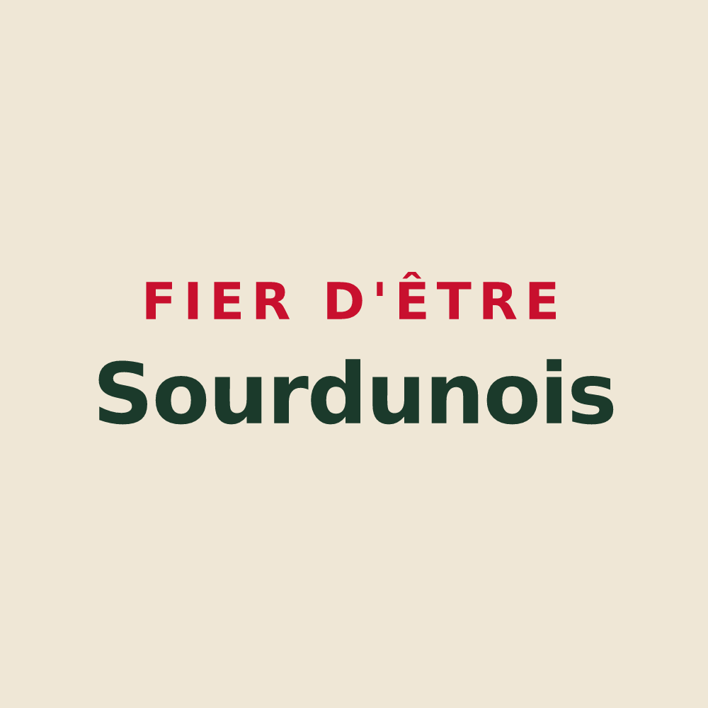Tote bag « Fier d'être Sourdunois » — design pour Sourdun
