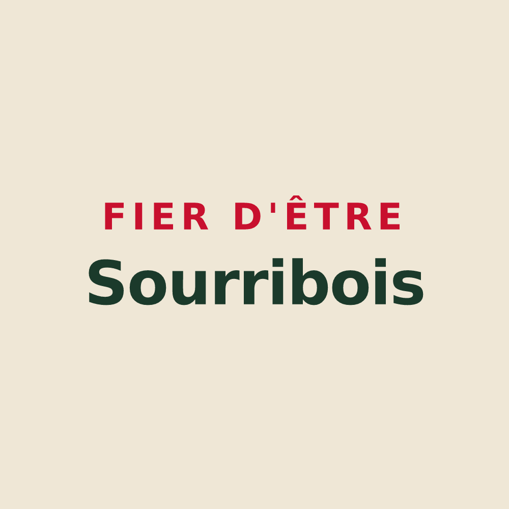 Tote bag « Fier d'être Sourribois » — design pour Sourribes