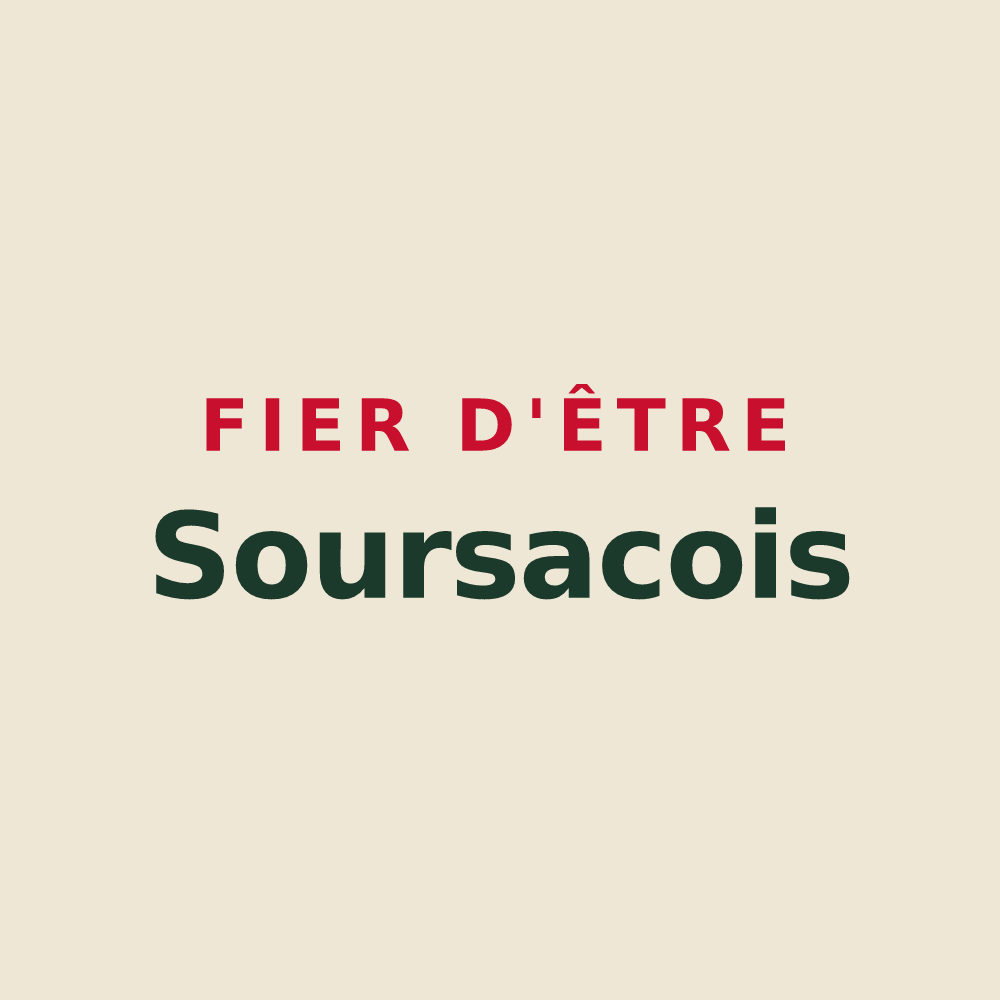 Tote bag « Fier d'être Soursacois » — design pour Soursac