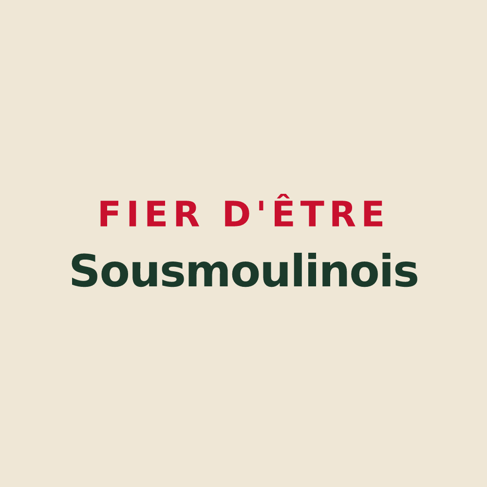 Tote bag « Fier d'être Sousmoulinois » — design pour Sousmoulins