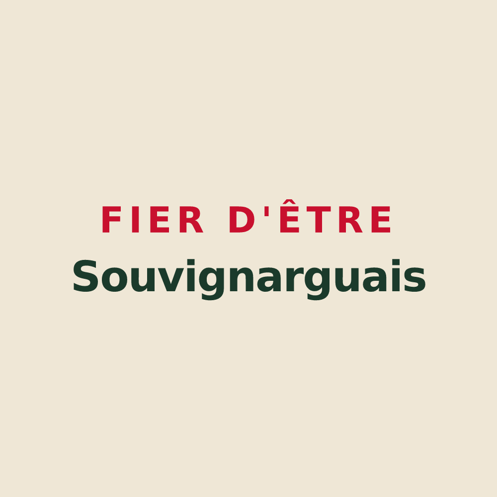 Tote bag « Fier d'être Souvignarguais » — design pour Souvignargues