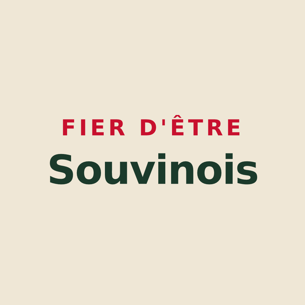Tote bag « Fier d'être Souvinois » — design pour Souvigné