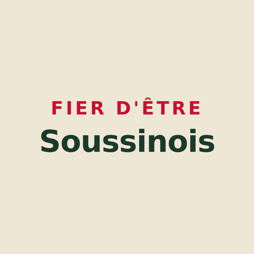 Tote bag « Fier d'être Soussinois » — design pour Souvigné