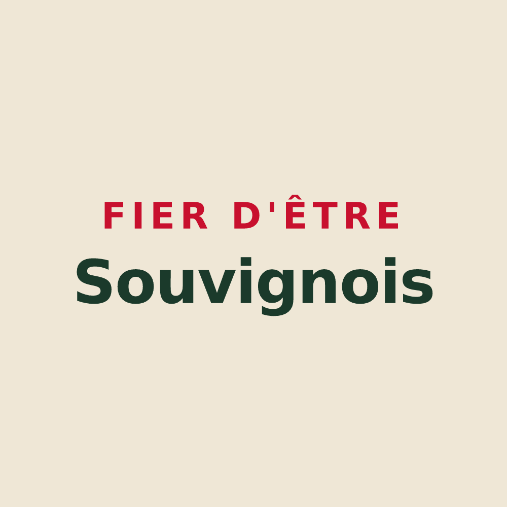 Tote bag « Fier d'être Souvignois » — design pour Souvigné