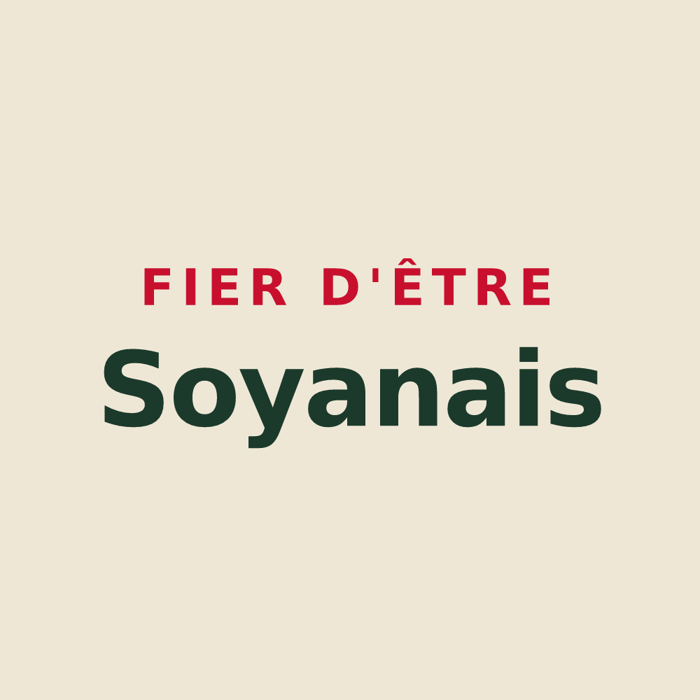 Tote bag « Fier d'être Soyanais » — design pour Soyans