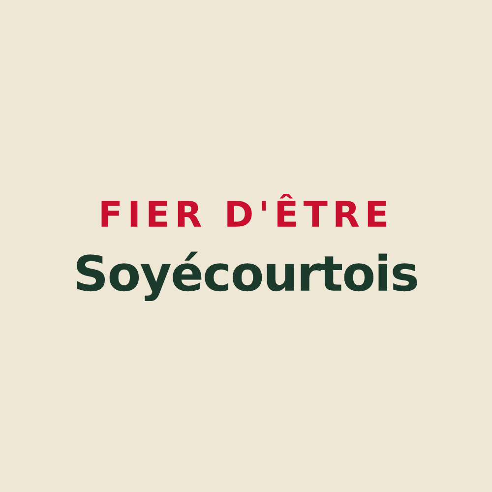 Tote bag « Fier d'être Soyécourtois » — design pour Soyécourt