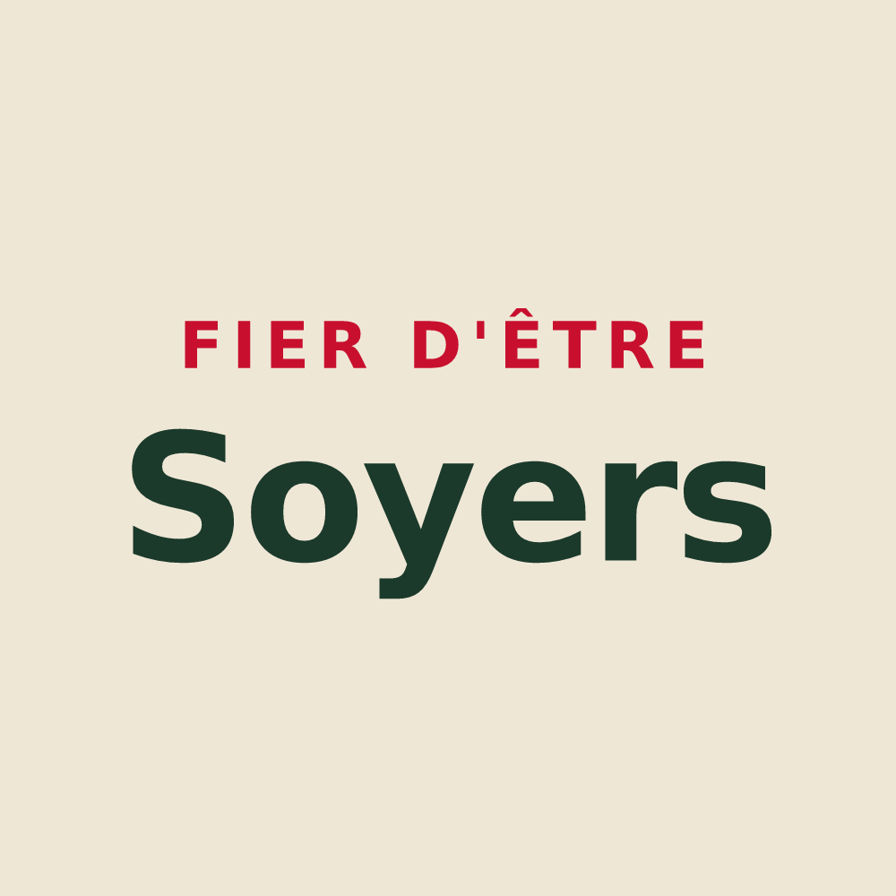 Tote bag « Fier d'être Soyers » — design pour Soyers