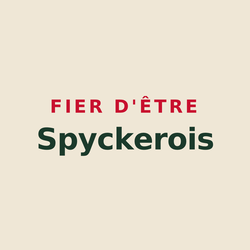 Tote bag « Fier d'être Spyckerois » — design pour Spycker