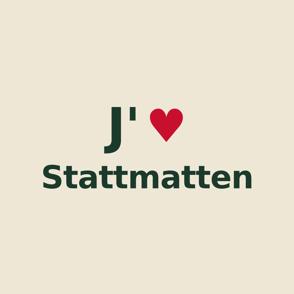 Tote bag personnalisé Stattmatten — design J'aime Stattmatten