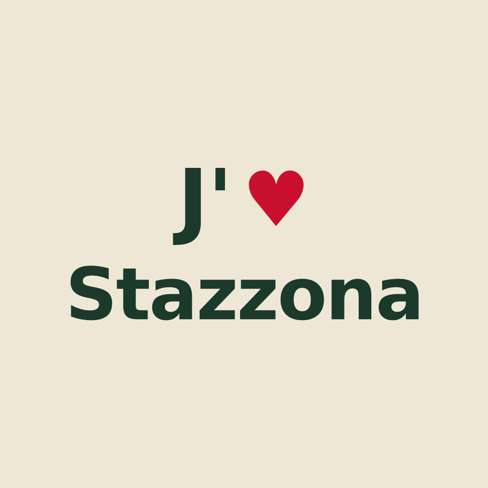 Tote bag personnalisé Stazzona — design J'aime Stazzona