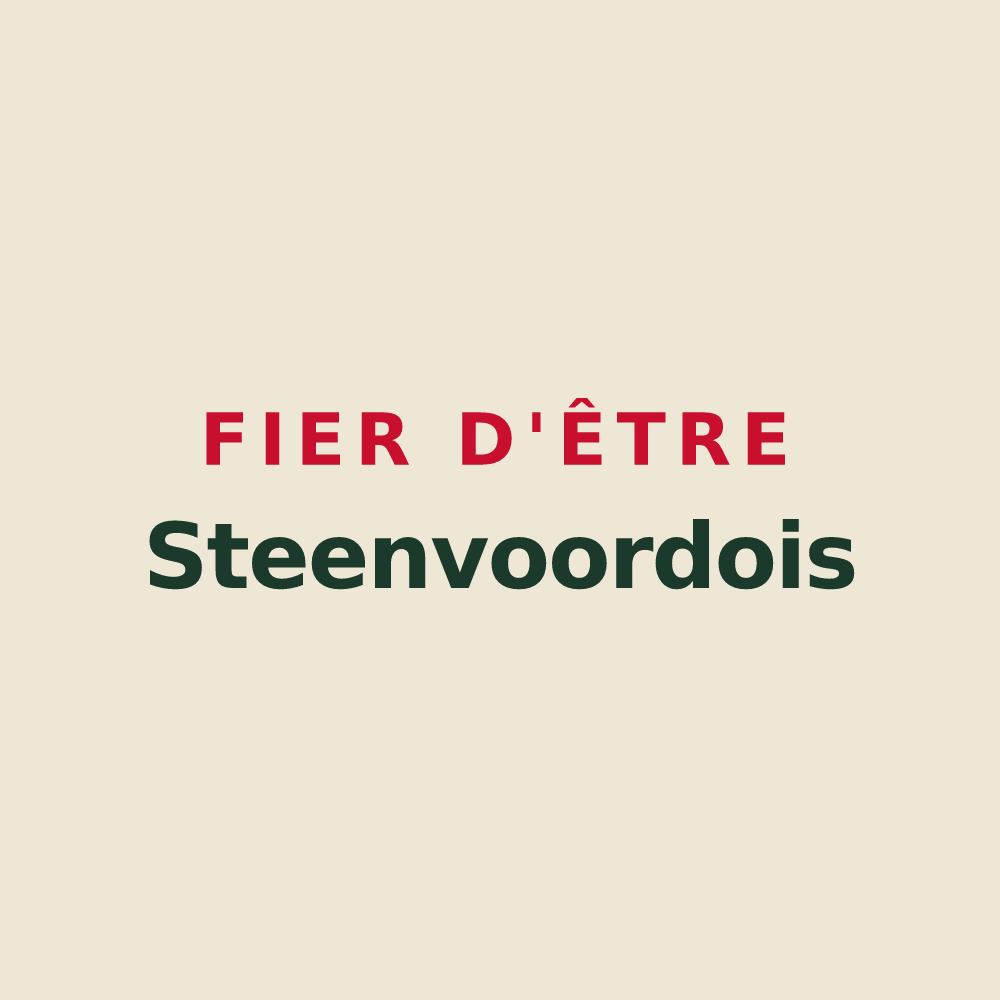 Tote bag « Fier d'être Steenvoordois » — design pour Steenvoorde