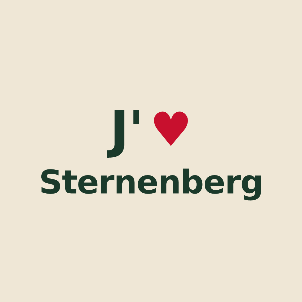 Tote bag personnalisé Sternenberg — design J'aime Sternenberg