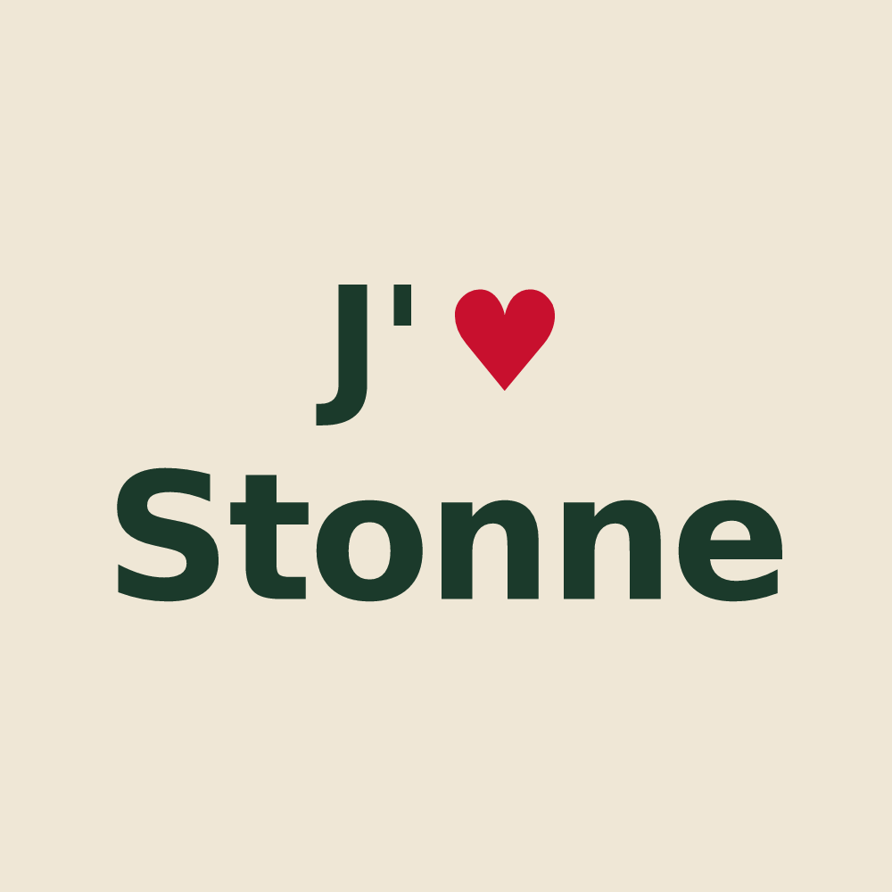 Tote bag personnalisé Stonne — design J'aime Stonne