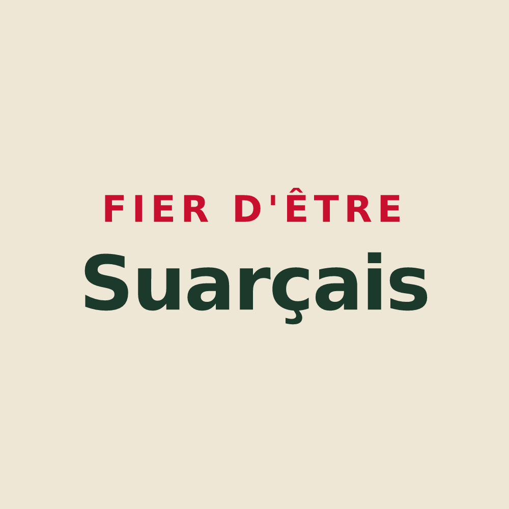 Tote bag « Fier d'être Suarçais » — design pour Suarce