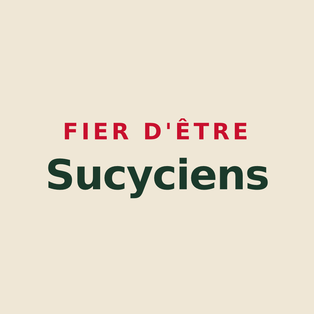 Tote bag « Fier d'être Sucyciens » — design pour Sucy-en-Brie