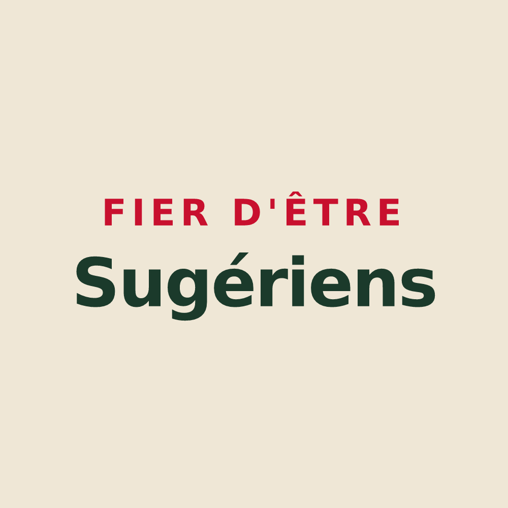 Tote bag « Fier d'être Sugériens » — design pour Sugères