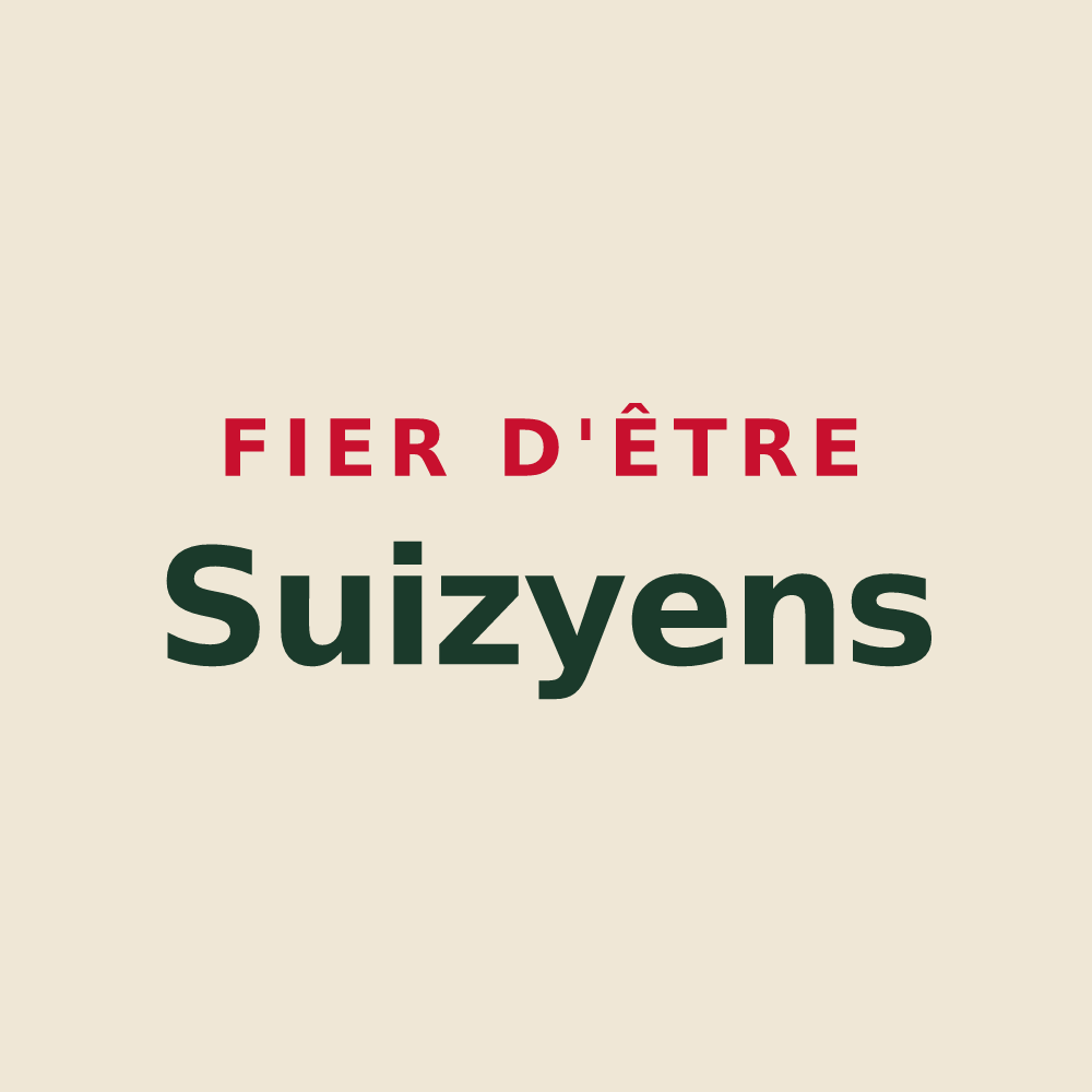 Tote bag « Fier d'être Suizyens » — design pour Suizy-le-Franc