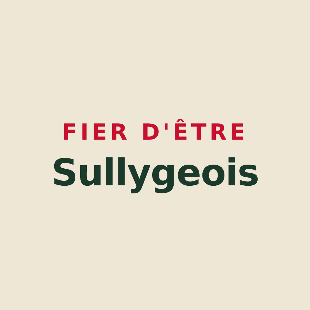 Tote bag « Fier d'être Sullygeois » — design pour Sully-la-Chapelle