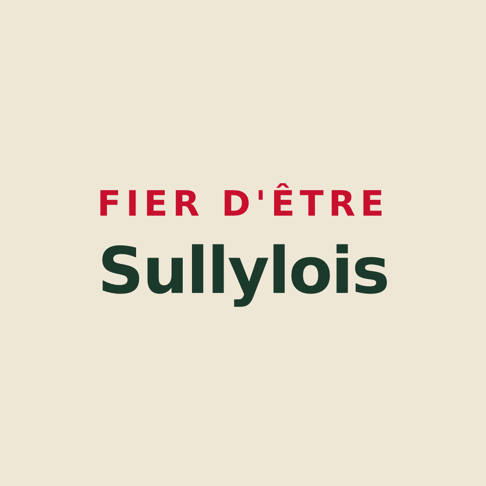 Tote bag « Fier d'être Sullylois » — design pour Sully-sur-Loire