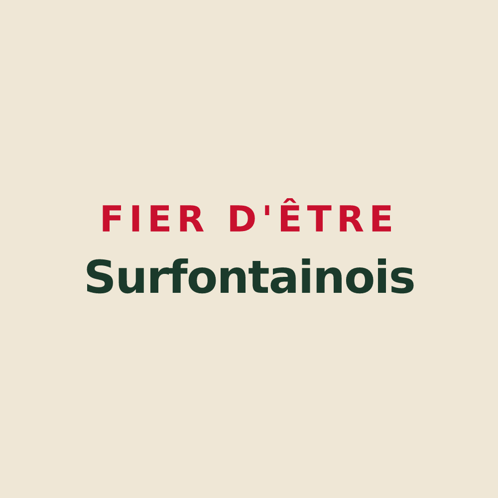 Tote bag « Fier d'être Surfontainois » — design pour Surfontaine