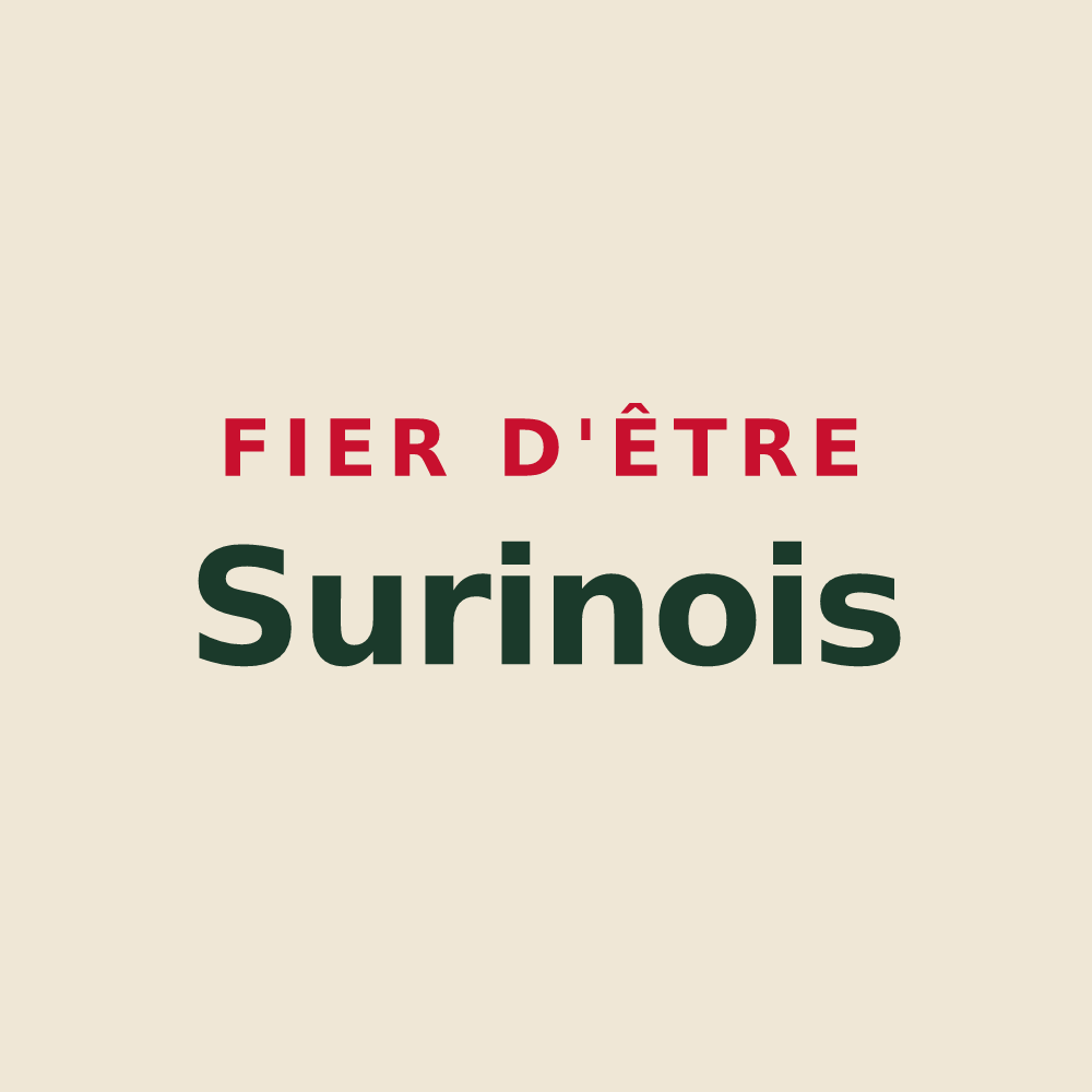 Tote bag « Fier d'être Surinois » — design pour Surin