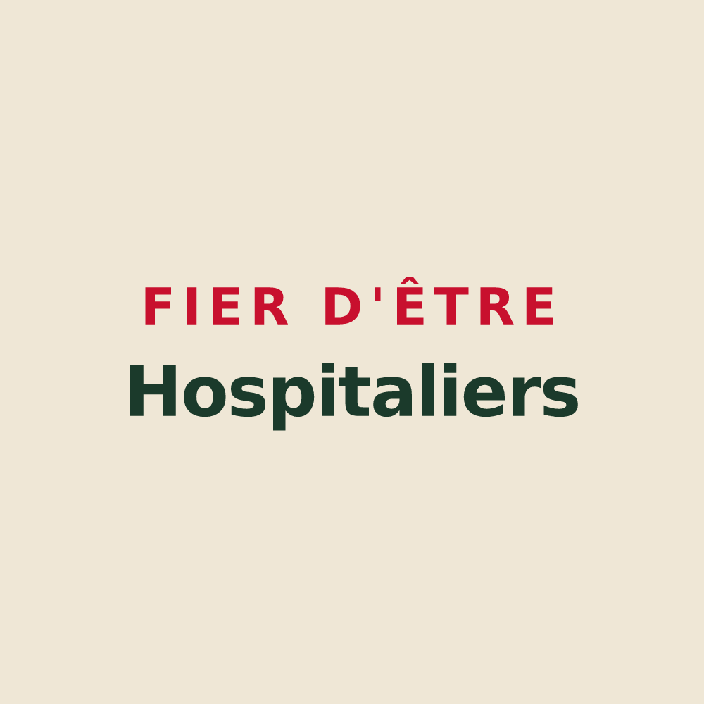 Tote bag « Fier d'être Hospitaliers » — design pour Surjoux-Lhopital