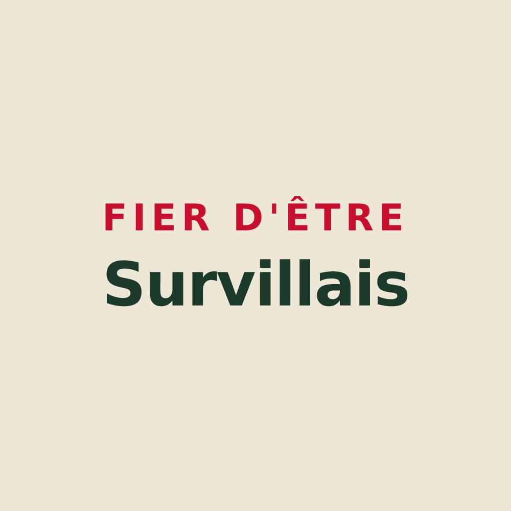 Tote bag « Fier d'être Survillais » — design pour Surville