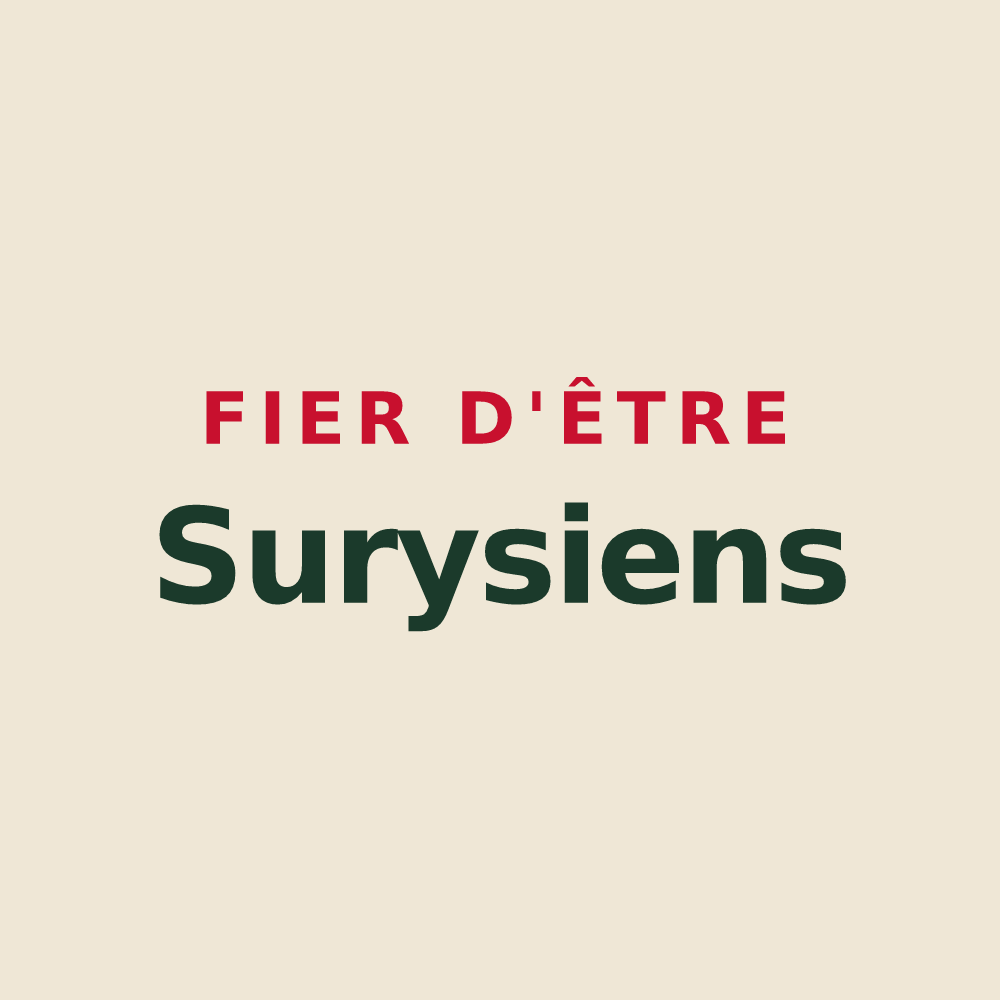 Tote bag « Fier d'être Surysiens » — design pour Sury