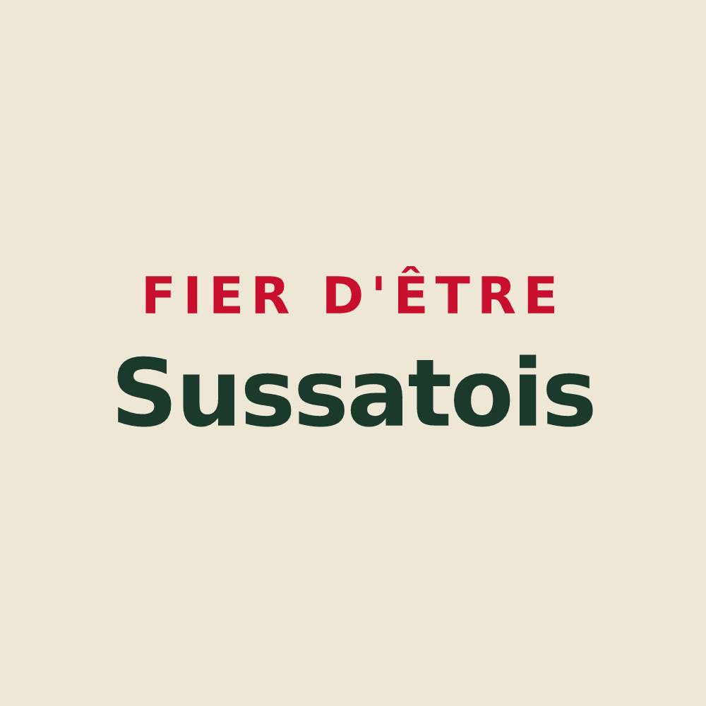 Tote bag « Fier d'être Sussatois » — design pour Sussat