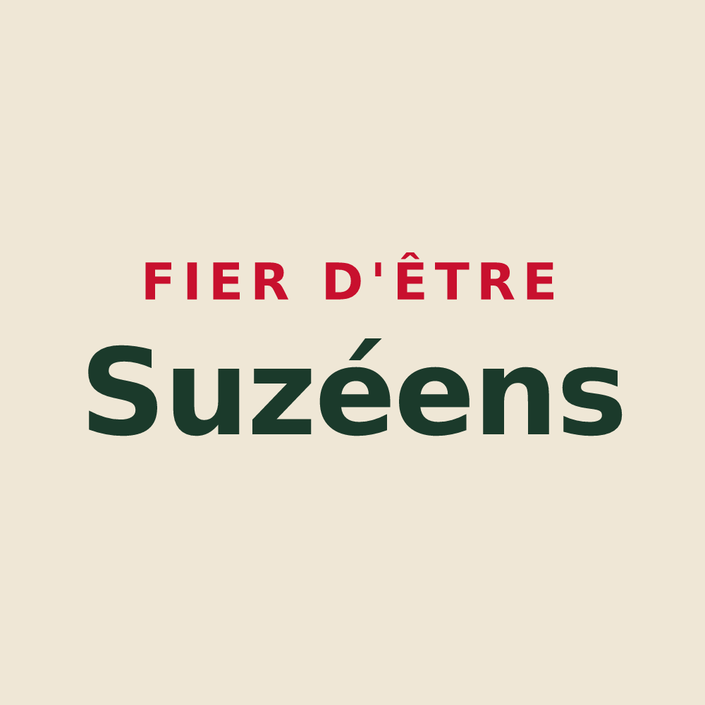 Tote bag « Fier d'être Suzéens » — design pour Suzay