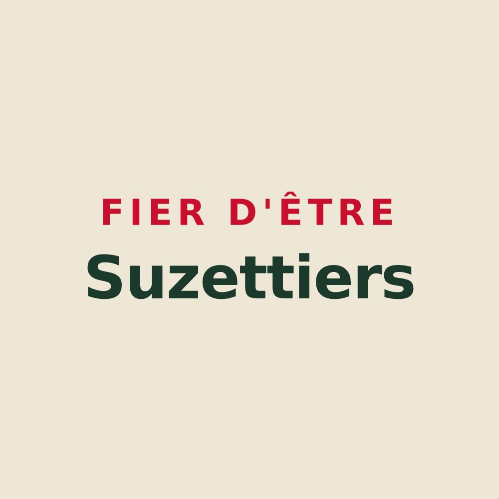 Tote bag « Fier d'être Suzettiers » — design pour Suzette