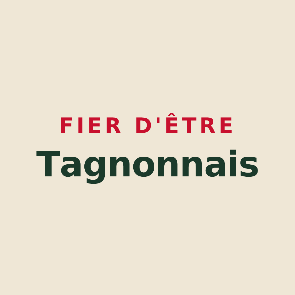 Tote bag « Fier d'être Tagnonnais » — design pour Tagnon