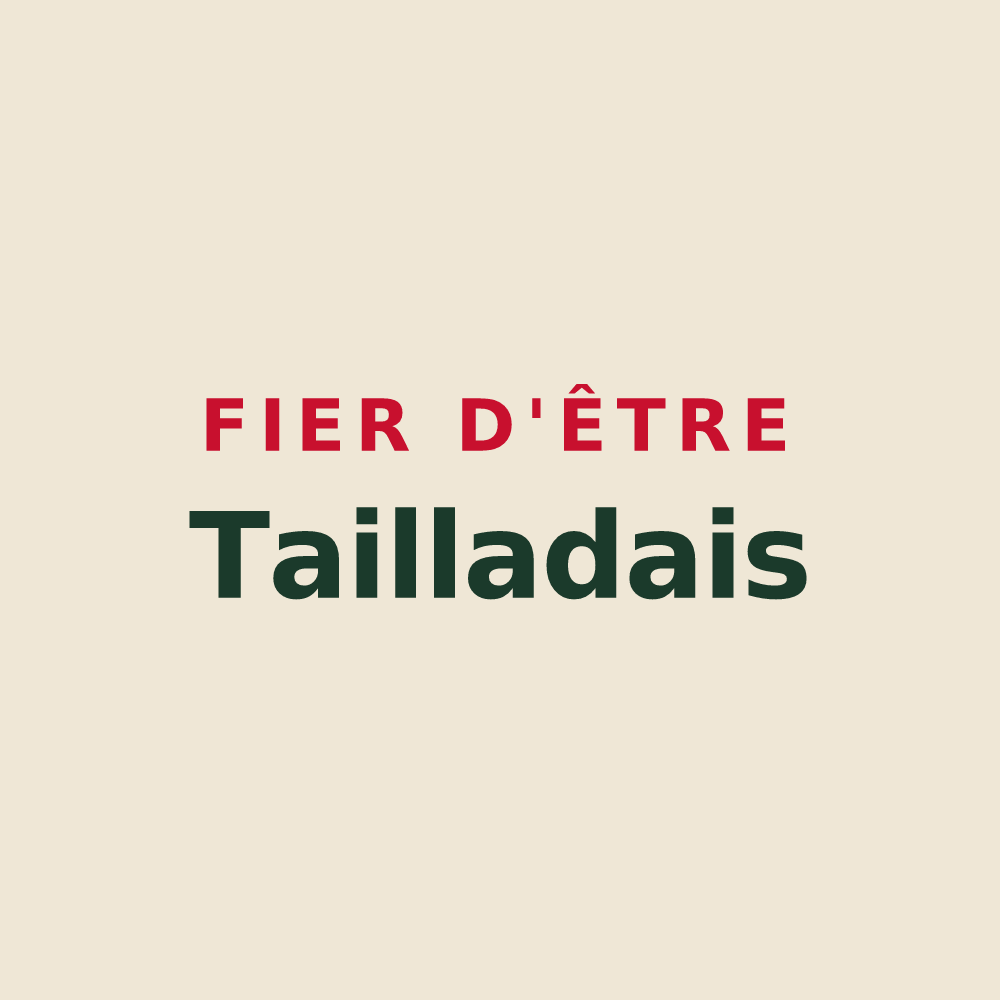 Tote bag « Fier d'être Tailladais » — design pour Taillades