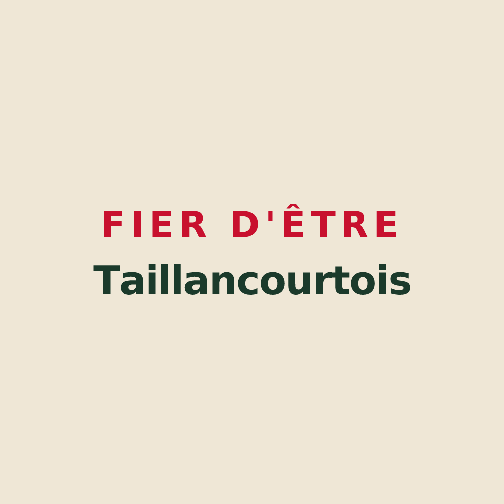 Tote bag « Fier d'être Taillancourtois » — design pour Taillancourt