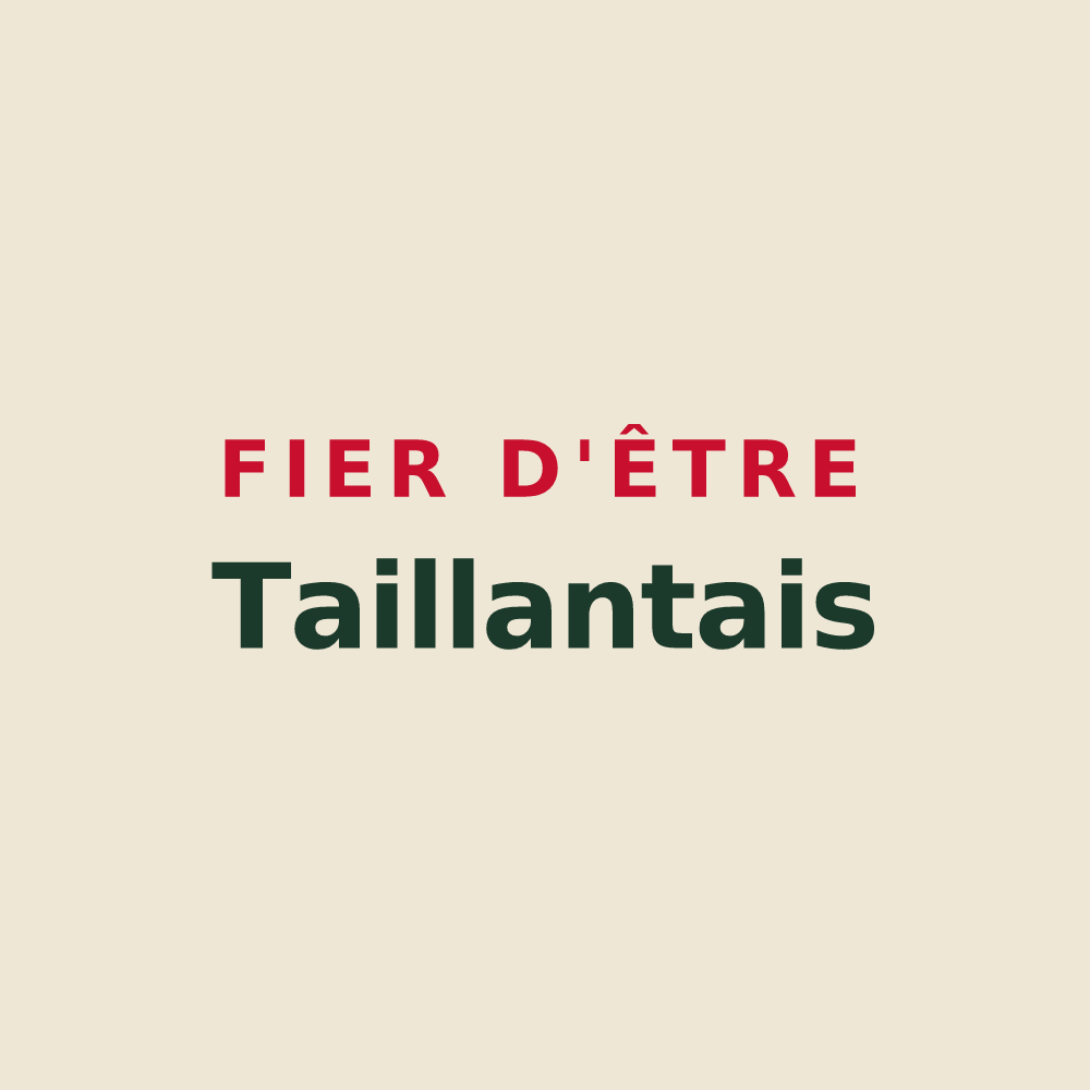 Tote bag « Fier d'être Taillantais » — design pour Taillant