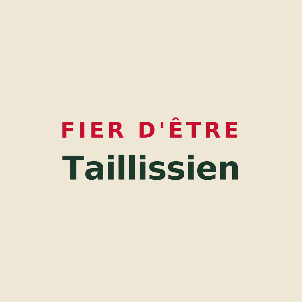 Tote bag « Fier d'être Taillissien » — design pour Taillis