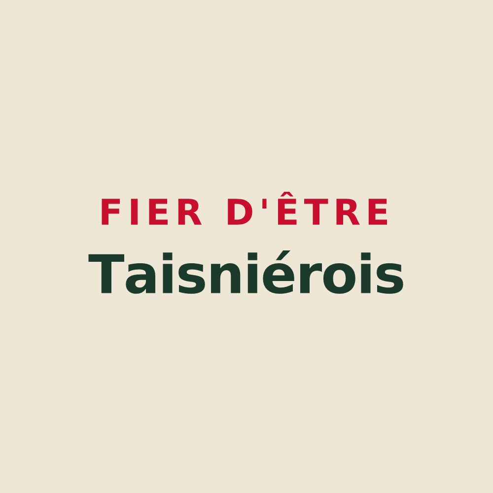 Tote bag « Fier d'être Taisniérois » — design pour Taisnières-sur-Hon