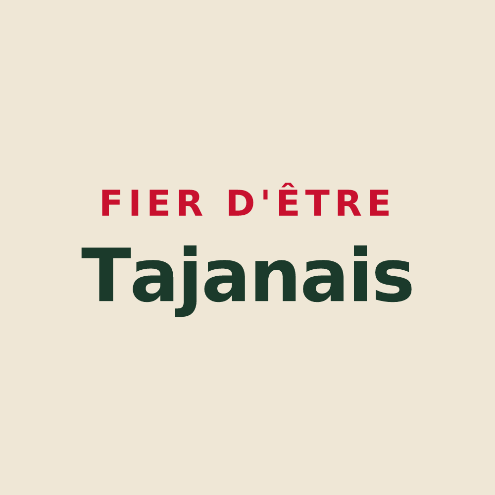 Tote bag « Fier d'être Tajanais » — design pour Tajan