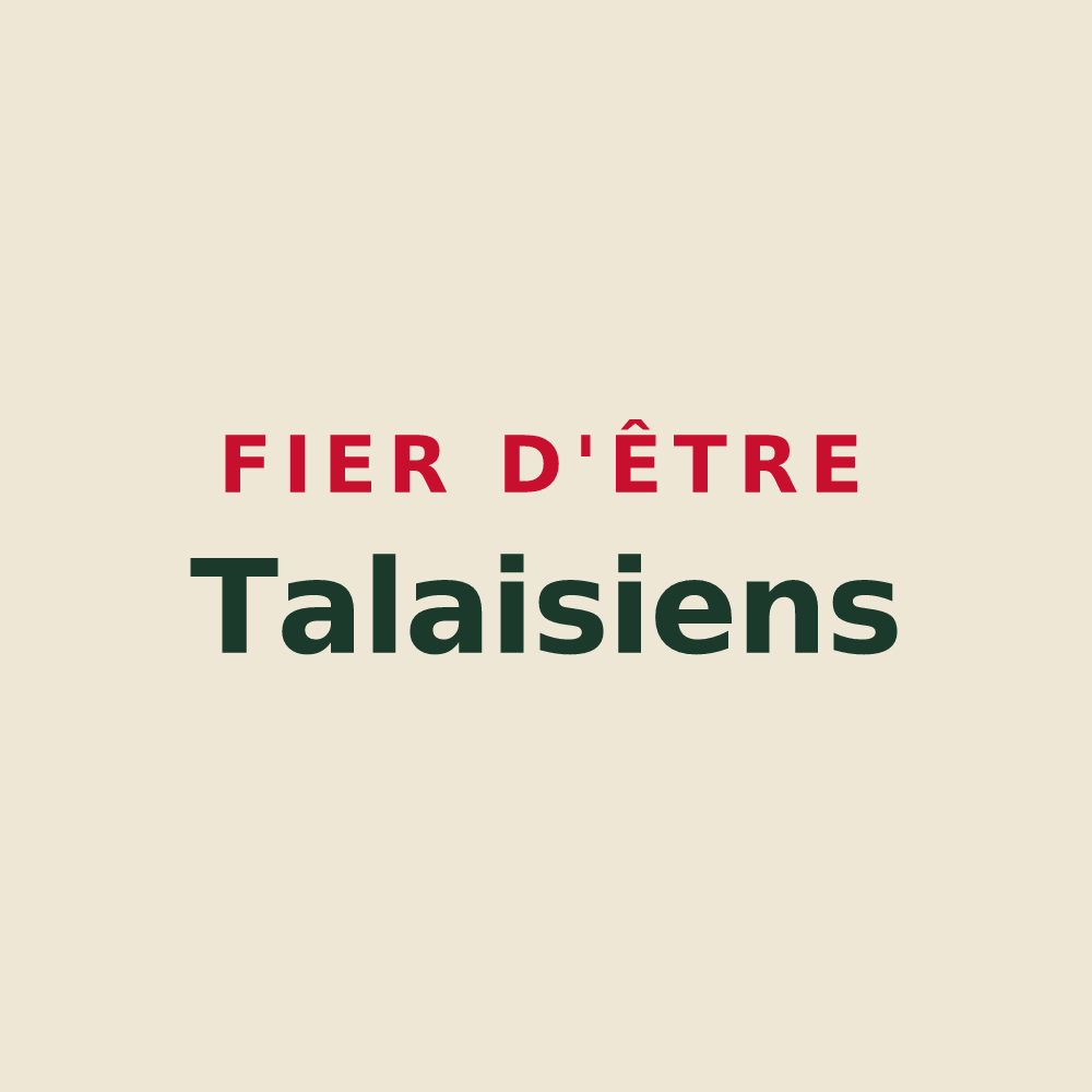 Tote bag « Fier d'être Talaisiens » — design pour Talais
