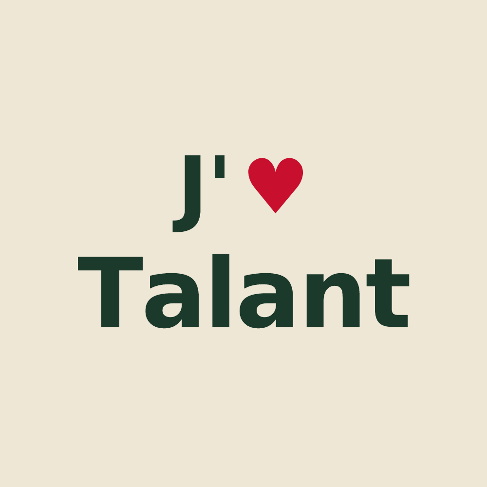 Tote bag personnalisé Talant — design J'aime Talant