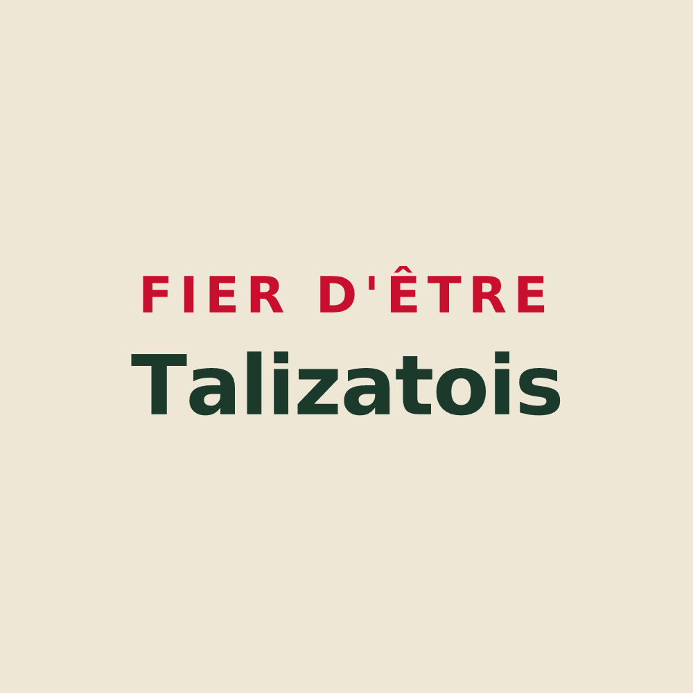 Tote bag « Fier d'être Talizatois » — design pour Talizat